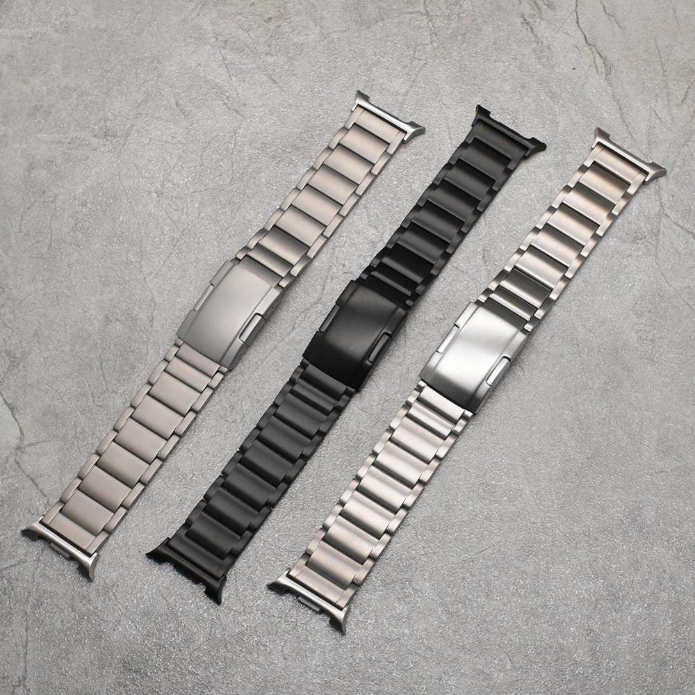 Titanium Strap for Samsung Galaxy Watch 8 40mm 44mm 8 Classic 46mm Luxury Bracelet for Galaxy Watch 7 6 5 4 FE 4/6 Classic 5 Pro