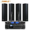 SHILE Professional 2-Zone Bluetooth Wall-Mounted Audio System CN Plug (adapter Included)