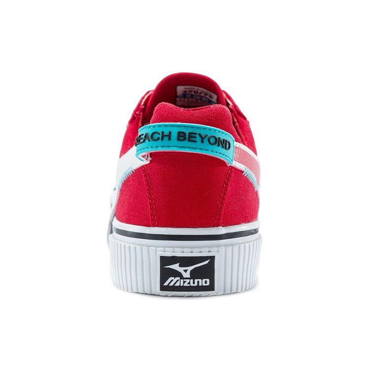 Mizuno Cyclone Speed 1 Round Toe Lace-Up Non-Slip Wear-Resistant Breathable Lightweight Low-Top Canvas Shoes Unisex Sneakers Red D1GH200506