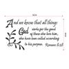 English Letter Inspirational Wall Stickers Self-adhesive Wall Decals For Bedroom Living Room Decoration