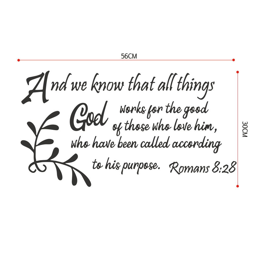 English Letter Inspirational Wall Stickers Self-adhesive Wall Decals For Bedroom Living Room Decoration