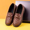 Loafers Spring New British Style Casual Small Leather Shoes One-Pedal Flat Mother Shoes Small Fragrant Women'S Shoes