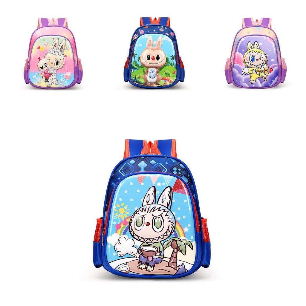 Spacious Adorable And 12inch Cartoon School Backpack For Children With Comfortable Shoulder Straps