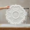 Ceiling Light Base Decorative Medallion PU Material Luxury Interior Decoration