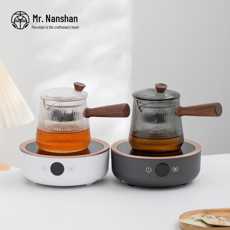 Glass Herbal Tea Kettle with Side Handle