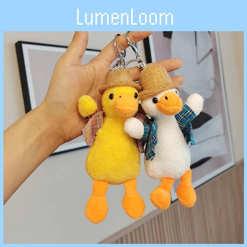 Adorable Plush Duck Keychain Cute Stuffed Animal Cartoon Bag Charm Gift Toy