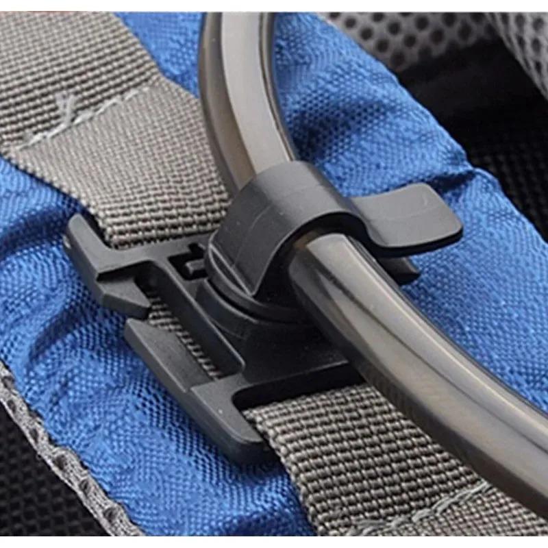 Drink Tube Clip Water Pipe Hose Clamp Backpack Molle Webbing Tactical Buckle Outdoor Camp Attach Web Hydration Hydrolink Bladder