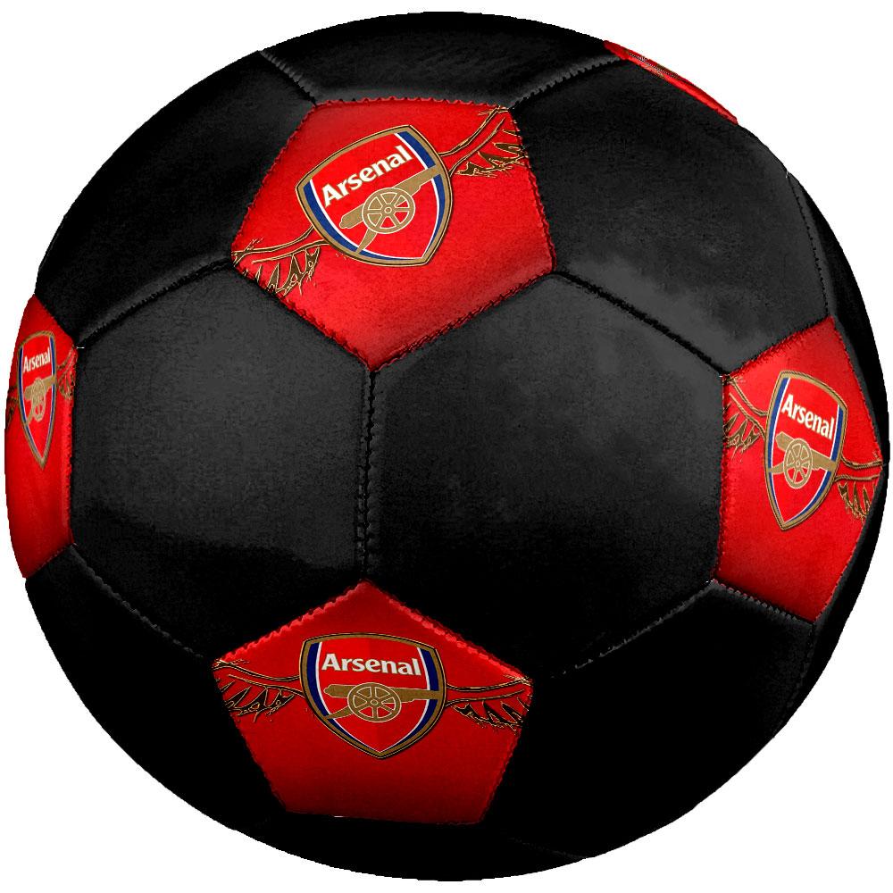 Pallone da Calcio Arsenal Football Club Taglia 5, Cucito a Macchina in PVC, Resistente e ad Alto Rimbalzo, Adatto a Tutte le Età, Merchandising per tifosi, Partite e Uso all'Aperto.