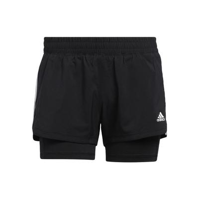 Pacer 3 Şeritli 2'si 1 Arada Antrenman Şortu Kadın Şort Siyah GL7686