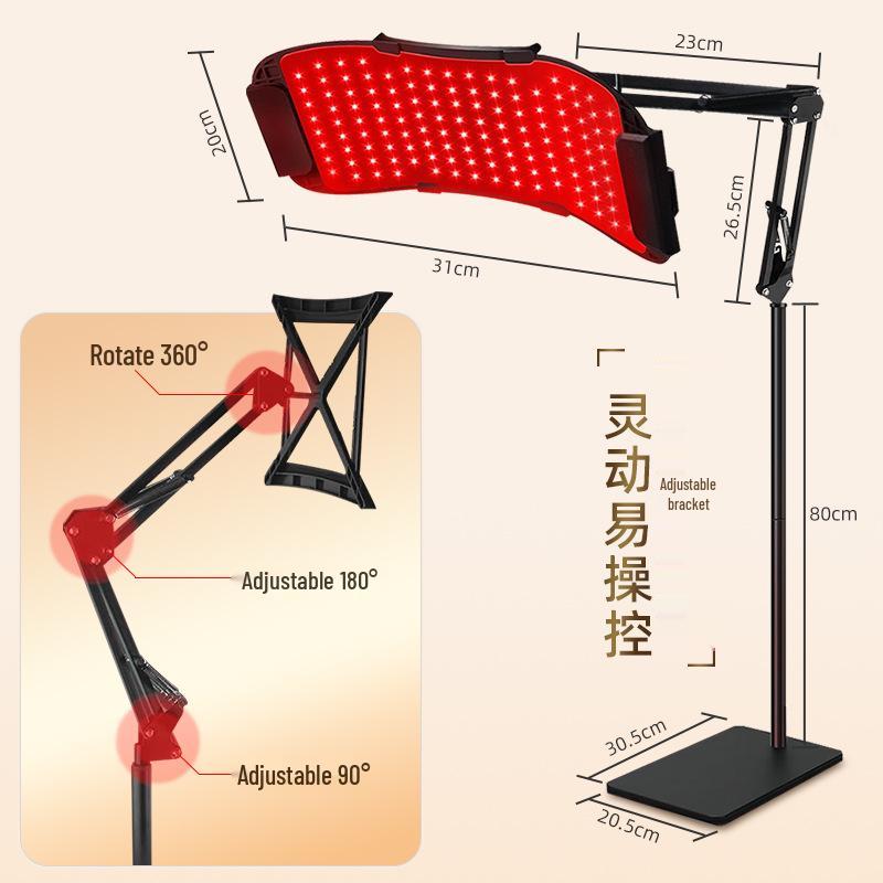 LED Red Light Therapy Panel with Stand – Infrared Skin Rejuvenation Device, 660nm & 850nm