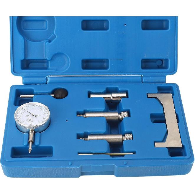 Kadimendium Fuel Injection Static Adjusting Tool Complete Efficient Injection Pump Timing Gauge for Engines
