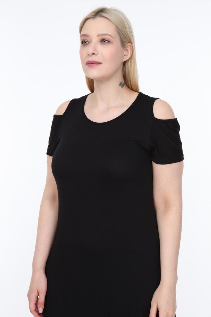 Women's Big Size Dress Off Shoulder Dress