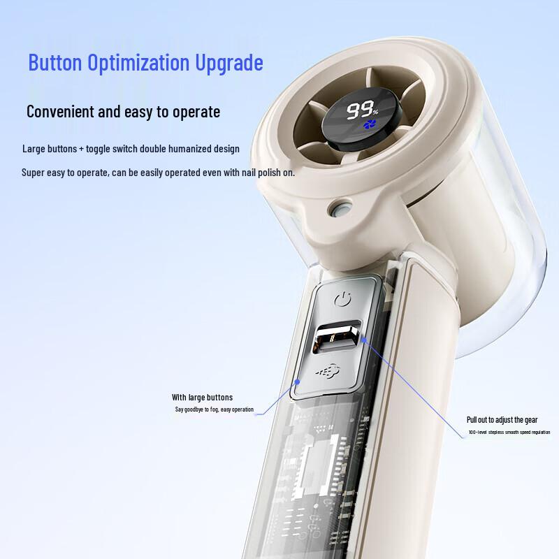 Benbenma BF19 High-Speed Handheld Mist Fan