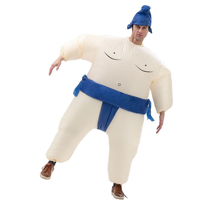 Cadılar Bayramı İnsanlar Karnaval Kukla Kostümleri Yetişkin Çizgi Film Bebekleri Komik Komik Aksesuarlar Sumo Şişme Kostüm
