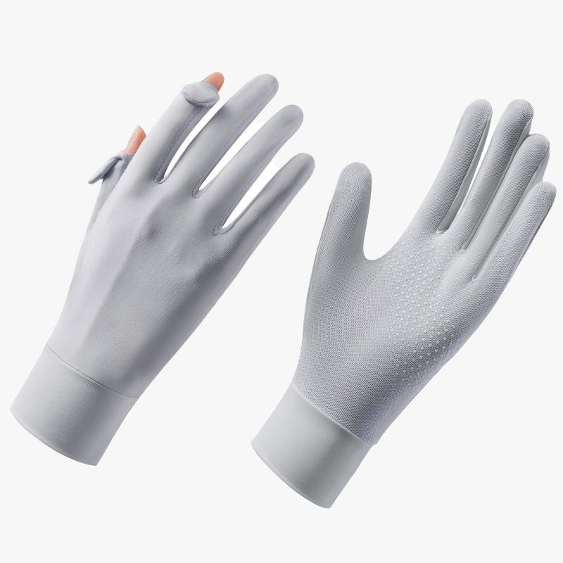 Sunscreen Gloves for Women with Ultraviolet Rays Summer Electric Car Anti Slip Thin Touch Screen Riding Sunscreen Gloves for Women