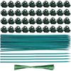 Garden Plant Stakes With Clip Heavy Type Plastic Support Poles For Climbing Vine Flowers Regulable Length Outdoor Use