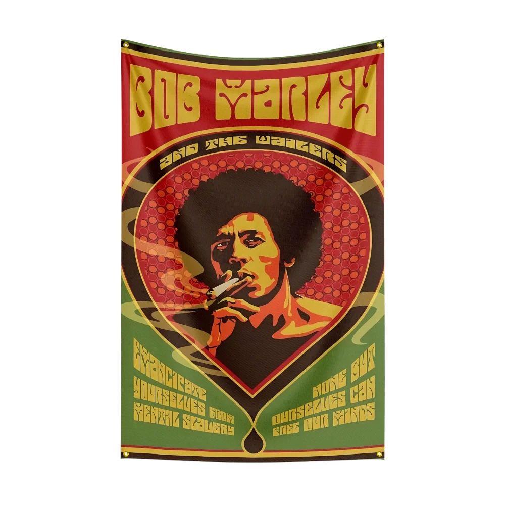 Reggae Tapestry Bob Marley Digital 75x100 чёрный