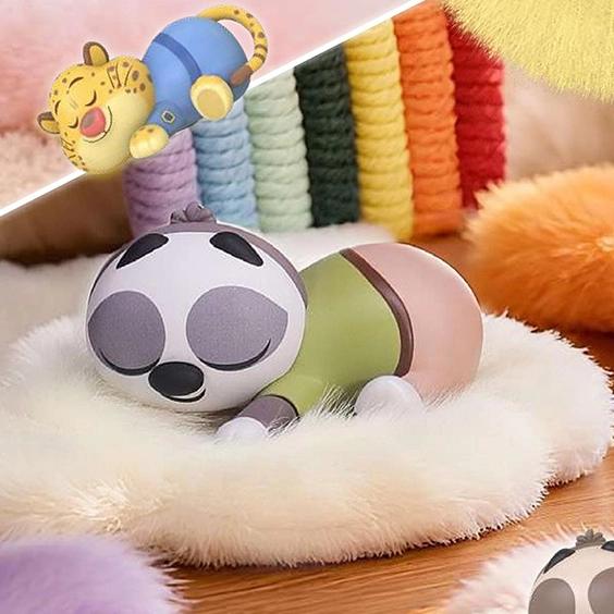 

Original 2026 Zootopia Blind Case Plaything Sleep Collection Line Plush Cushion Polyvinyl Chloride Animal Rabbit Fox Figure Figures Desk Decor Kids (As shown-13111)-