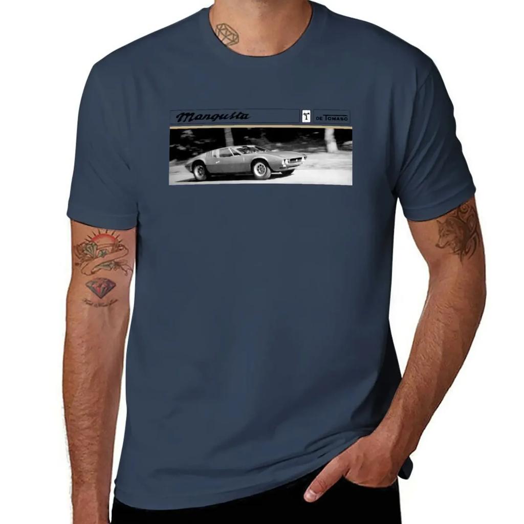 DE TOMASO MANGUSTA T-Shirt schnelltrocknende Tops Sommerkleidung Designer-T-Shirt Herren