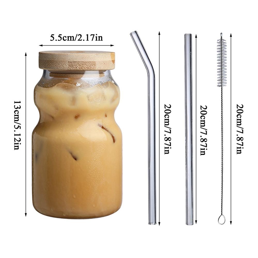 

1/2 шт. 350 мл стеклянные кофейные кружки стакан для молока стеклянные термостойкие стаканы для питья чашка для завтрака стакан для воды большой емкости 350ml