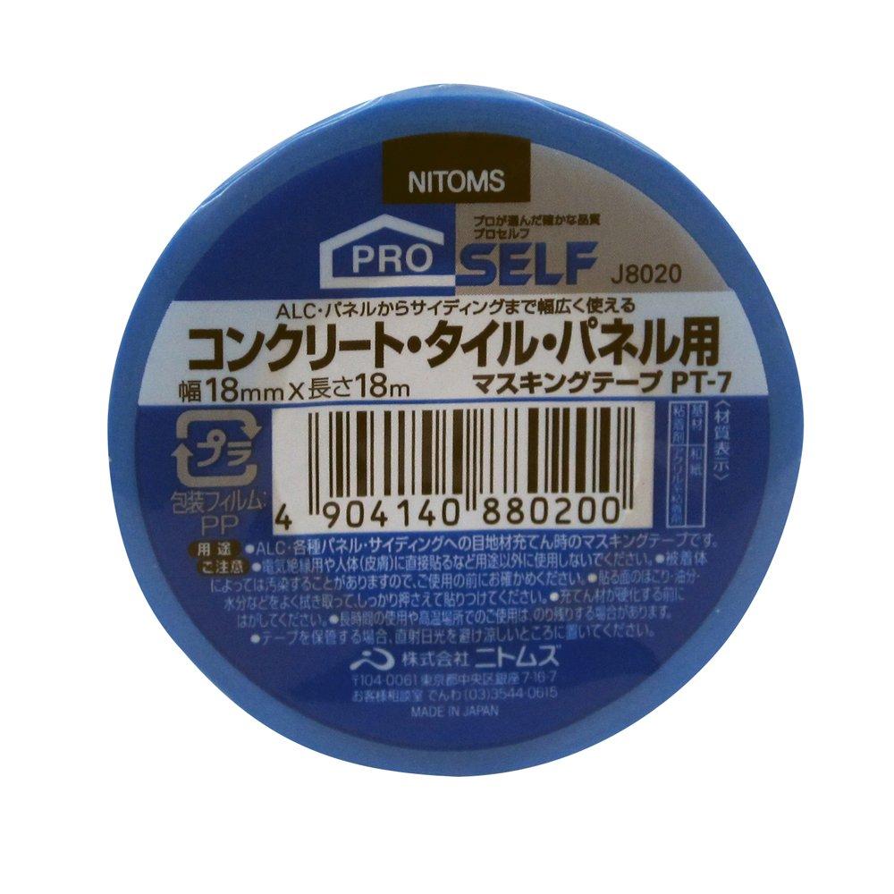 Nitoms PT-7 Masking Tape for Concrete, Tile, Panels, J8020