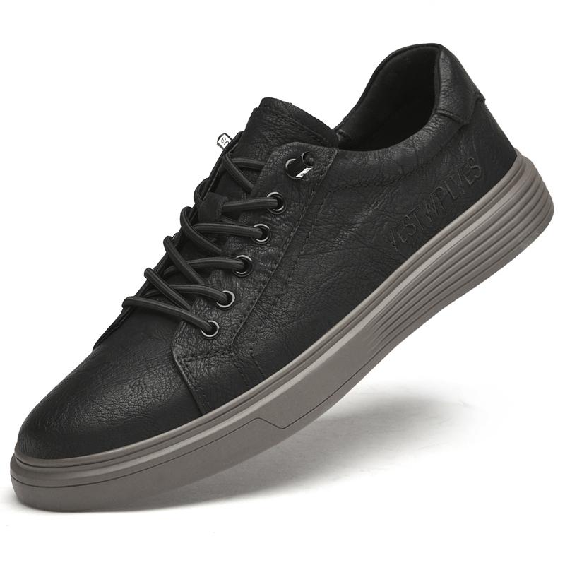 

Модная Роскошная Кожаная Обувь Новая Эластичная Лента Спортивная Обувь для Открытого Воздуха Толстая Подошва Оксфорды Мужская Повседневная Обувь Модная Обувь для Пешего Туризма на Открытом Воздухе 46 чёрный