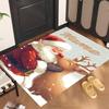 Jolly Santa Claus  (5) Personalized name Office Carpet Stylish Decor for Living Room Bedroom Kitchen