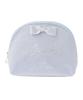 Maison de FLEUR Shiny Ribbon Round Pouch Bordeaux F Bag 08001166600 Pouch/Drawstring