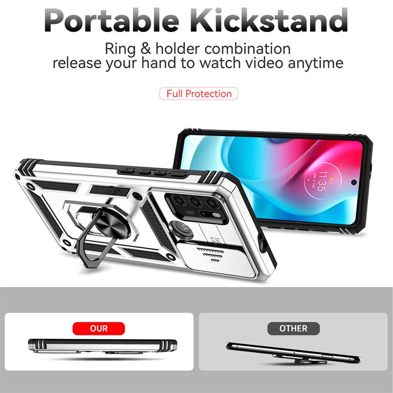 Funda For Motorola Moto G60S Case Armor Shockproof Camera Lens Protection Cover For MotoG60S G60 S Car Magnet Holder Ring Coque