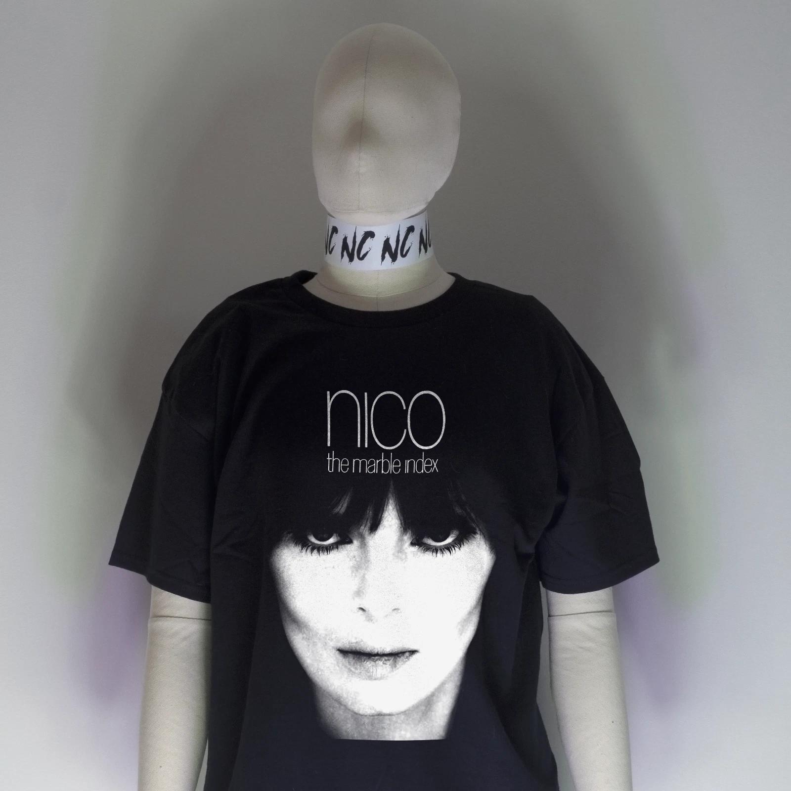 Night Channels Nico Marble Index Shirt | Bauhaus Krautrock Chrome The Fall Love XL