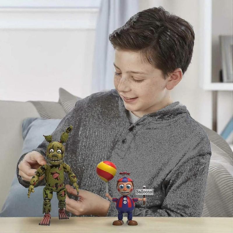 5er Pack Anime-Figur Zusammenbauspielzeug Five Night At FReddy Fnaf Niedliche Actionfigur PVC-Modell FReddy To