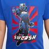 Nike Swoosh T-Shirt Soft Comfortable Simple Versatile Short Sleeve Kids Tops Game-Royal II3037-480