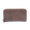 Used Butterfly Motif Around Long Wallet Leather Brown Used Women