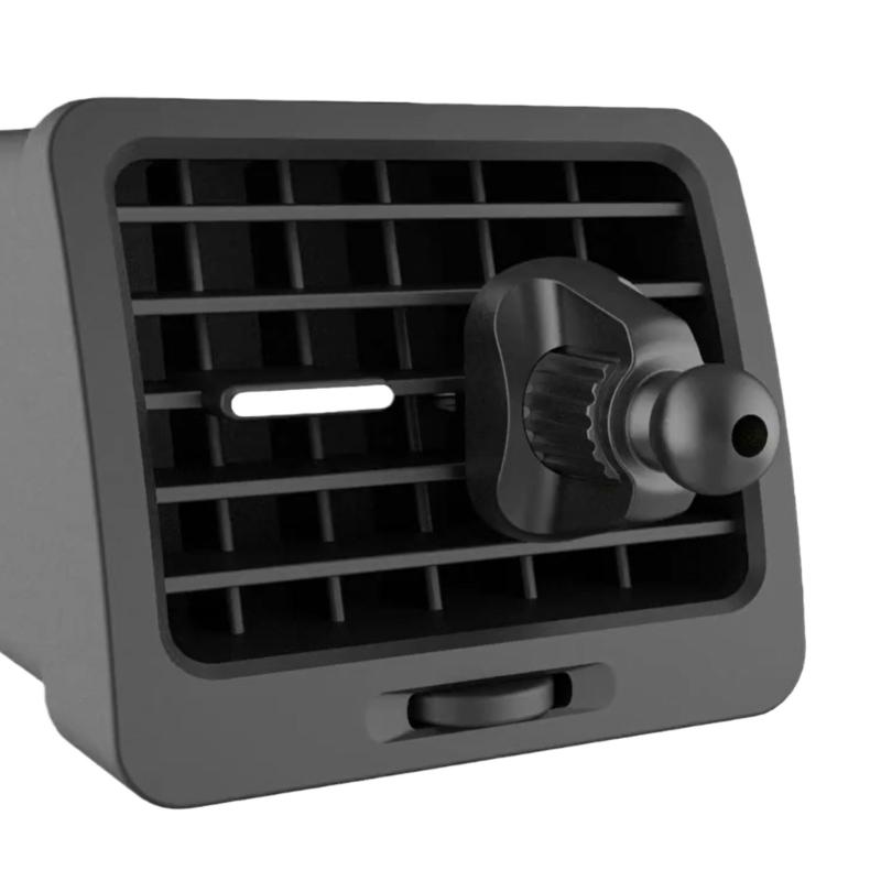 360 Degree Rotating Car Air Vent Mount Base With 13mm/15mm Ball Joint Phone Tablet Magnetic Holder Base Clip Design