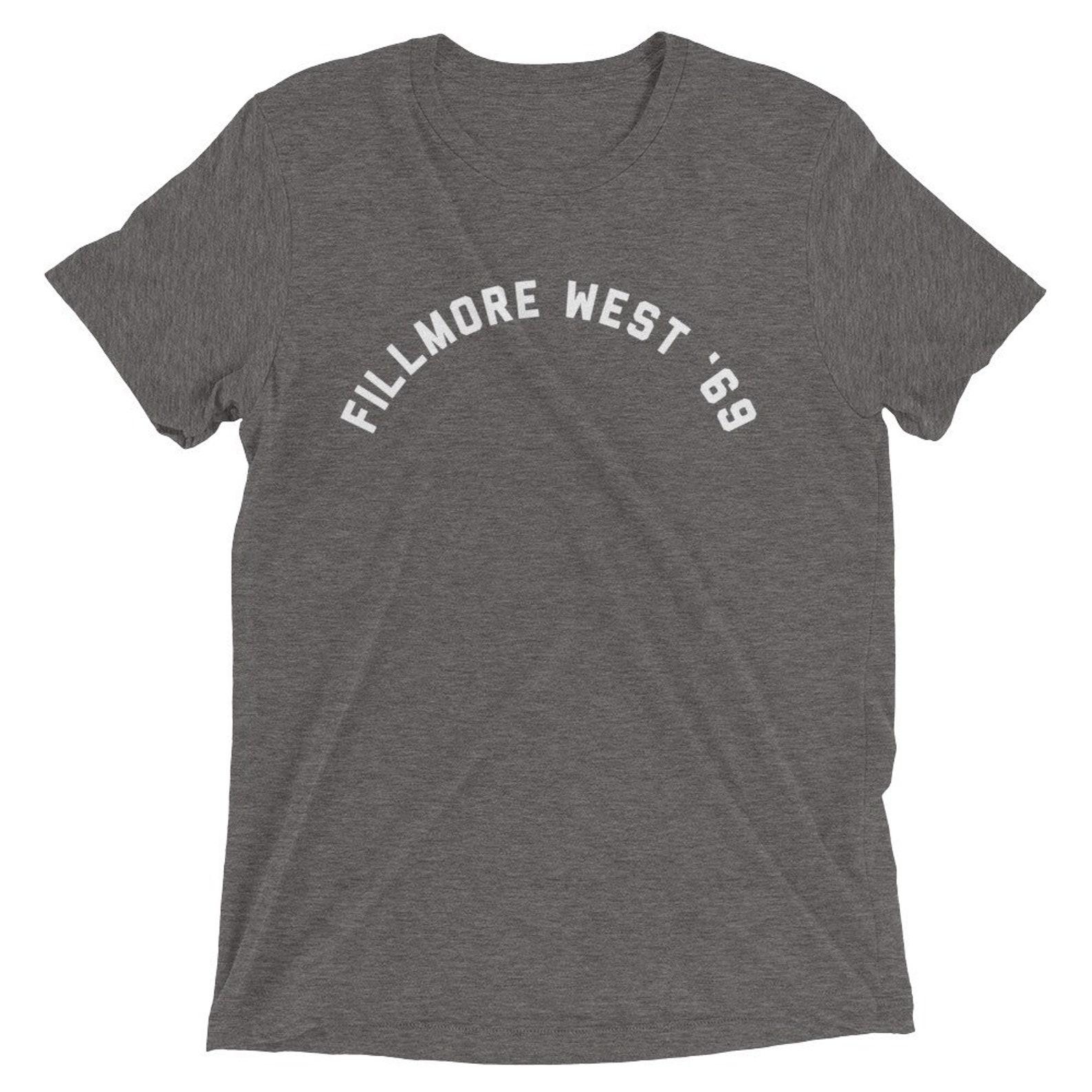 Fillmore West T-shirt, &0s Rock Vintage, San Francisco Music T-Shirt, Rock and Roll Venue Merch, Live Concert T-shirt, Music Lover Gift, Dad S