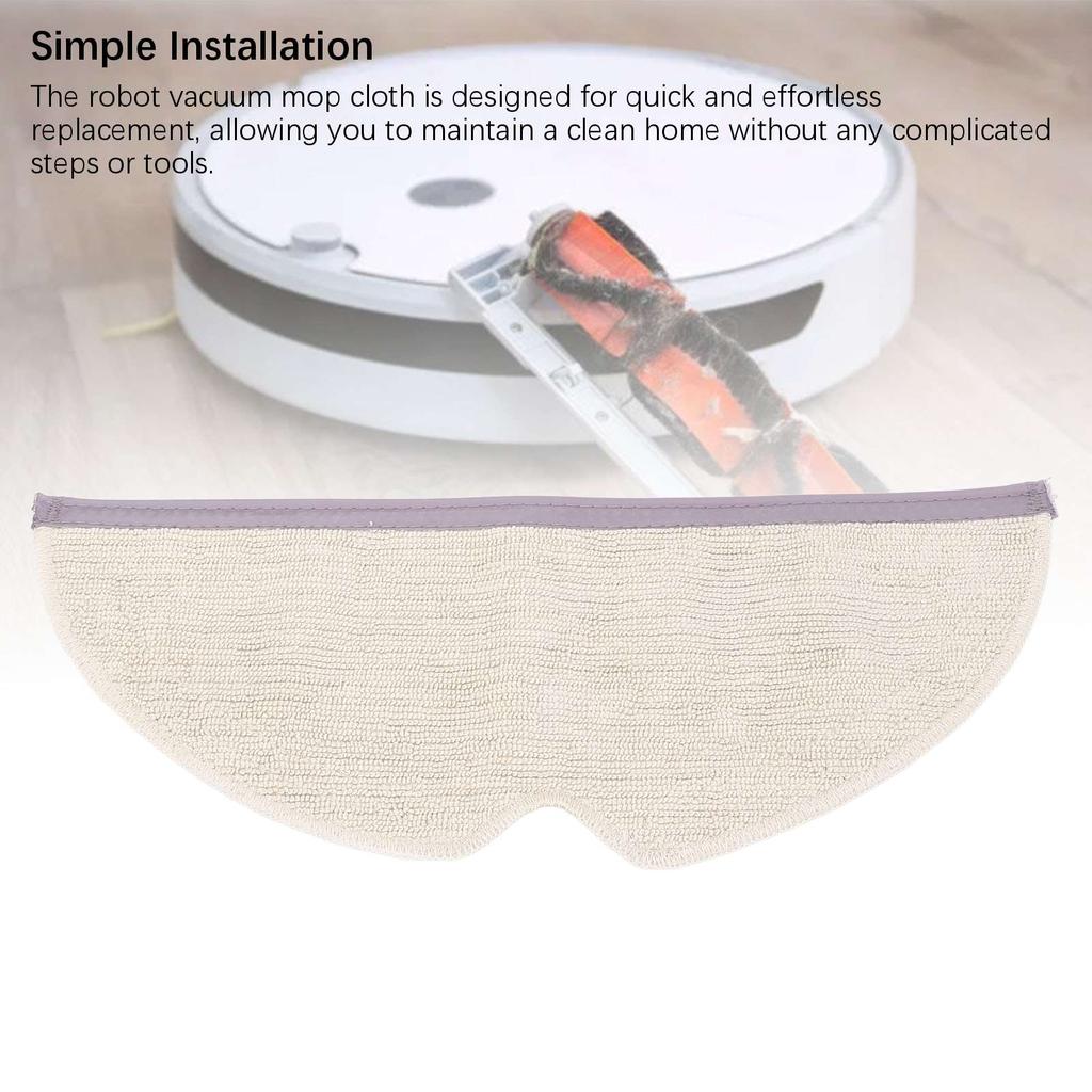 5pcs Robot Vacuum Mop Cloth Pads Microfiber Replacement Mopping Pads for Mi S50 S51 Robot Vacuum