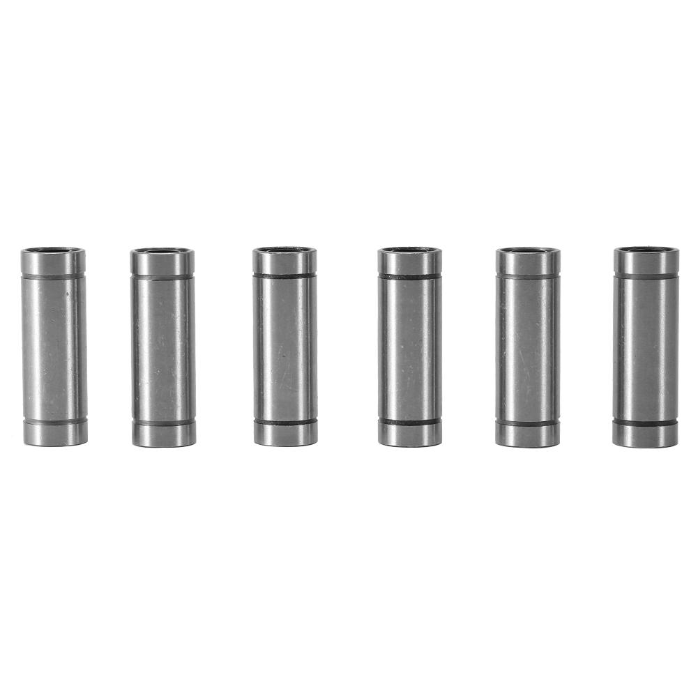  6pcs LM8LUU Linear Motion Bearings Linear   Bearings Linear Bearings for 8mm Rod 3D Printer CNC Parts with Double Sealed Design 