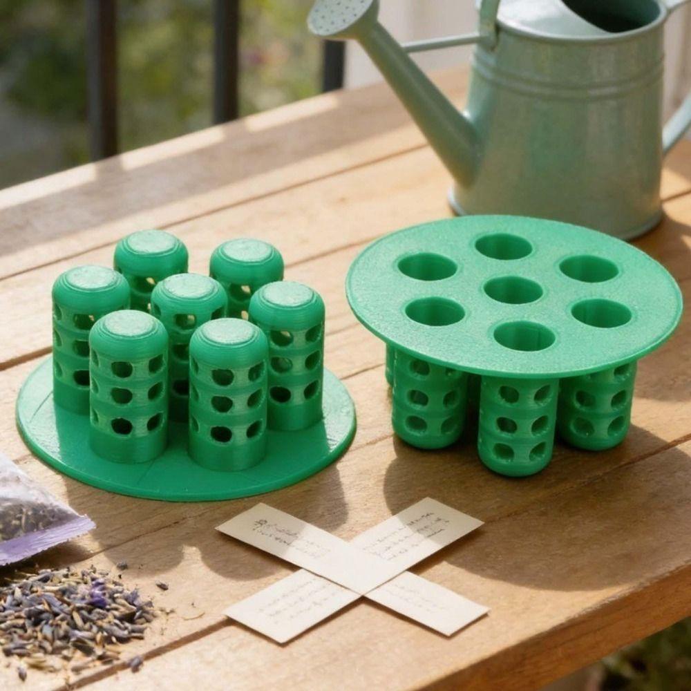 No Soil Seed Germination Tray Plant Growing Tool  for Flowering Plants Compact Green Tray