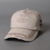 Retro old ripped baseball cap men's trend embroidery outdoor casual cap all-season hat