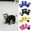 4Pcs/Set Anti-Slip Rain Boots Puppy Pet Paw Accessories Outdoor Waterproof Chihuahua Boots Pet Booties For Extra Large Dogs