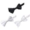 Classical Mens Bows Tie Soft Silk Solid Color Pre Tied Bowtie for Formal and Casual Wear Wedding Parties Elegant Necktie