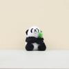 Cute Bamboo Panda Plush Toy Keychain Adorable Stuffed Animal Doll For Bags