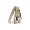 Burberry Small Saddle Crossbody Bag Light Yellow Textured Leather For Women Daily Travel Use