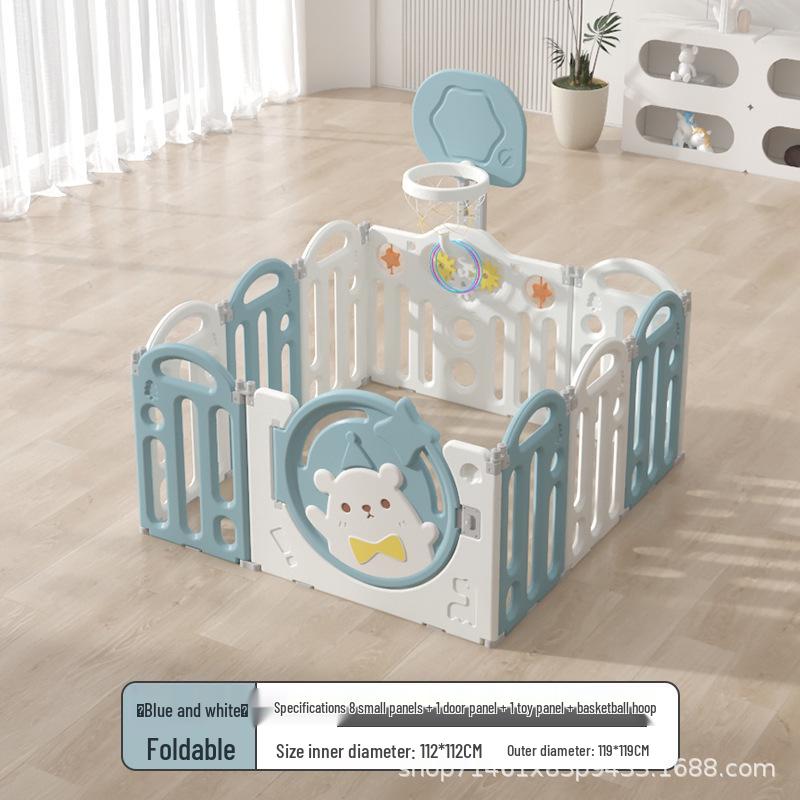 Indoor Safety Playpen & Crawling Mat for Babies: Anti-Fall Playground & Learning Fence