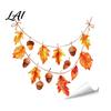 Autumn Window Clings Maple Leaf Pinecone Scarecrow Pumpkin Static Clings Waterproof PVC Seasonal Party Supplies Glass Stickers Removable Decals for