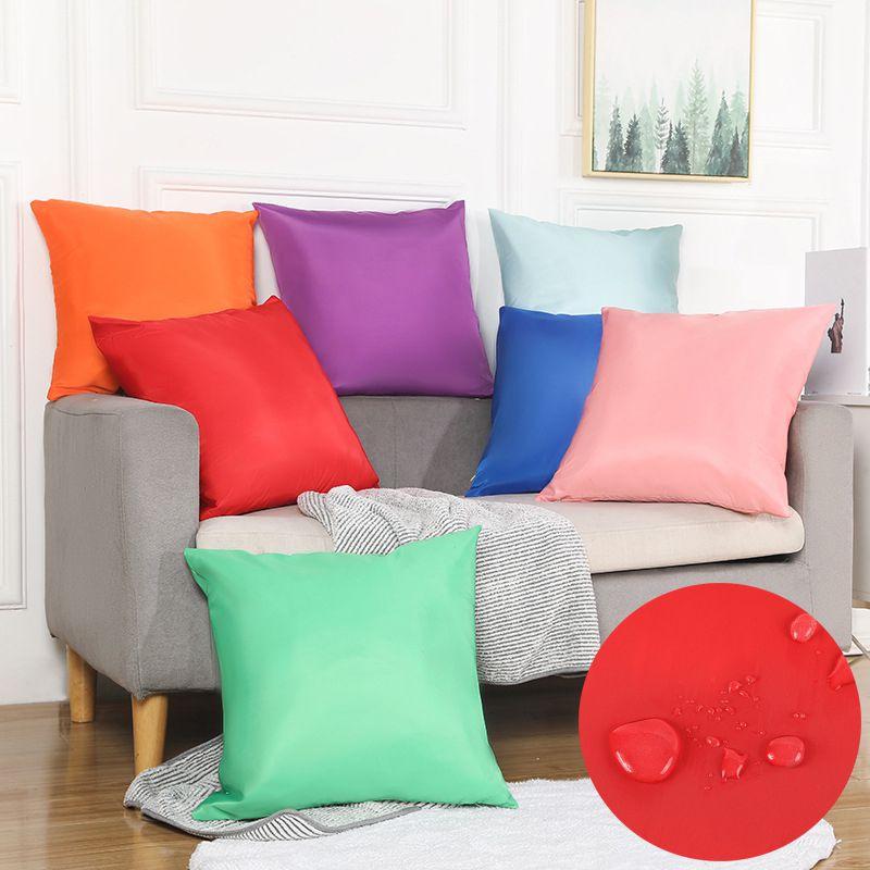 Luxurious Waterproof Garden Cushion Cover In Solid Colour Perfect For Outdoor And Indoor Use