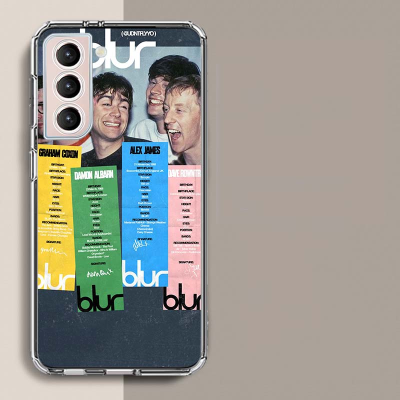 Blur Band Phone Case for Samsung A16 A17 A26 A36 A56 A57 A55 A54 A37 A15 A25 A35 A14 A24 A34 Galaxy Note 20 10 A07 A06 A04S A05S