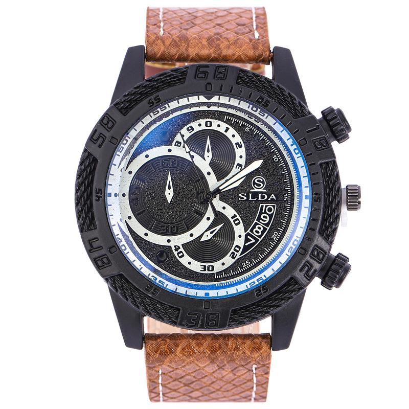 

Personality Trend Temperament Men S Watch Casual Business Belt Quartz Watch Men