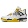Air 4 Retro Vivid Sulfur Women Sneakers White Coconut-Milk Anthracite AQ9129-101