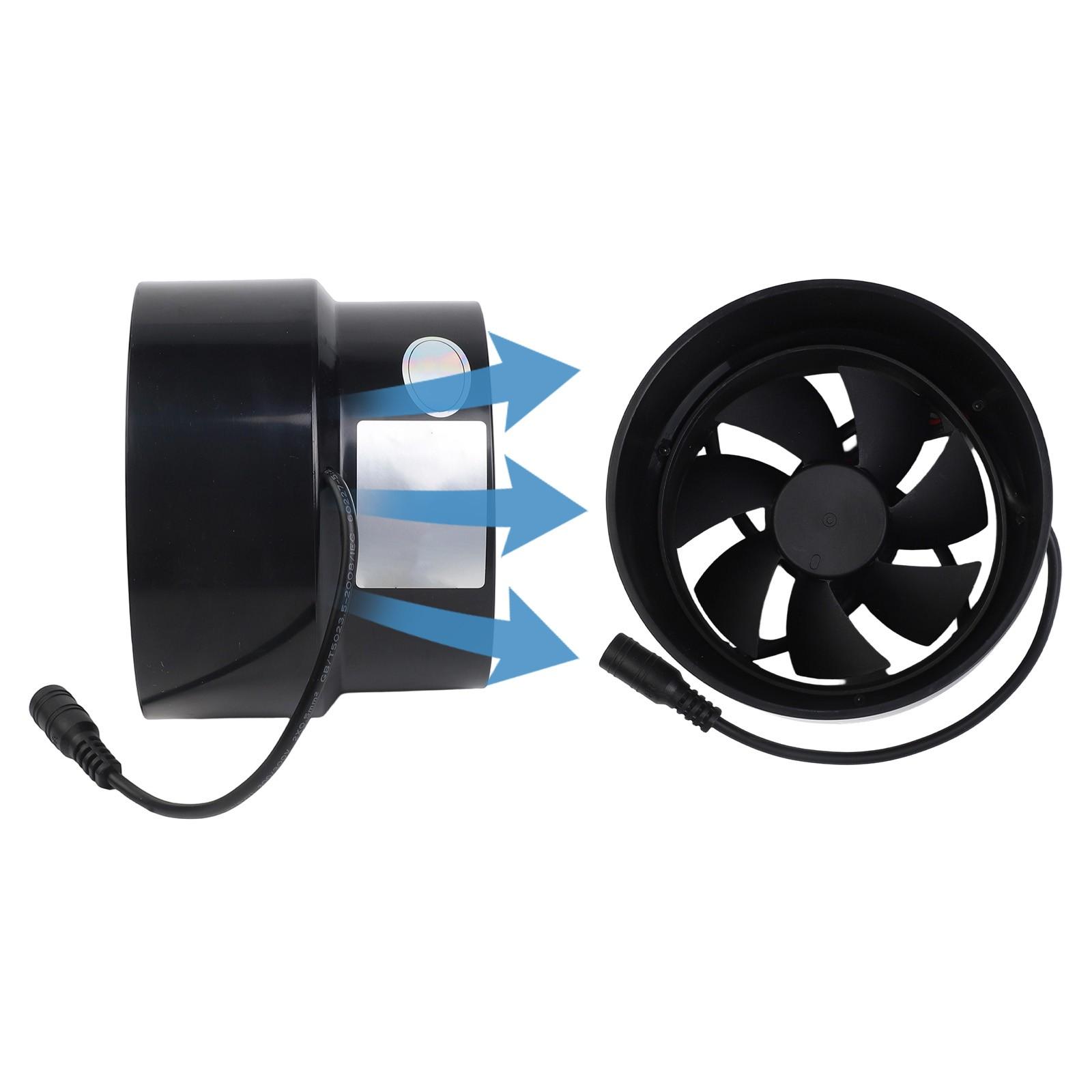 

12V Exhaust Fan Duct Fan Efficient Airflow Up To 110m³ Air outlet